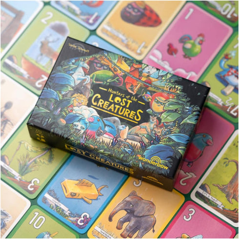 Hunters of The Lost Creatures - Fun Family Card Game for Ages 5+, 2-5 Players, Full of Puns
