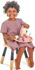 Tender Leaf Toys - Birdie Tea Set, Realistic Teapot, Cups for Pretend Afternoon Tea Party, Age 3+