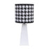 NoJo NoJo - Roar - Lamp & Shade, Black, White, Aqua