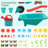 Set, Wheelbarrow, CUTE STONE Kids Gardening Tool Garden Toys with Watering Can, Shovel, Flower Garden Building Toy