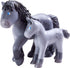 Momma Playset HABA Little Friends and Baby - Cassandra Horse and Cleo Foal Chunky Plastic Farm Animal Toy Figures