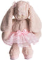 DILLY DUDU Ballerina/Ballet Bunny Plush Toy, Stuffed Animal Rabbit Doll 10-inch (Pink)