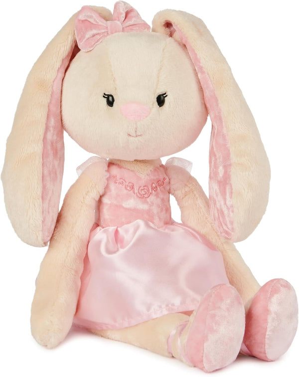 GUND Take-Along Friends Plush, Curtsy Ballerina Bunny, Bunny Stuffed Animal for Ages