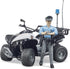 Bruder 63011 Police Quad with Light, Skin Policeman and Accessories