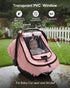 2-Layer TinlyFinly Waterproof Car Seat Cover for Baby, Car Seat Rain Cover with Clear Window & Sunshade & Mesh Cover