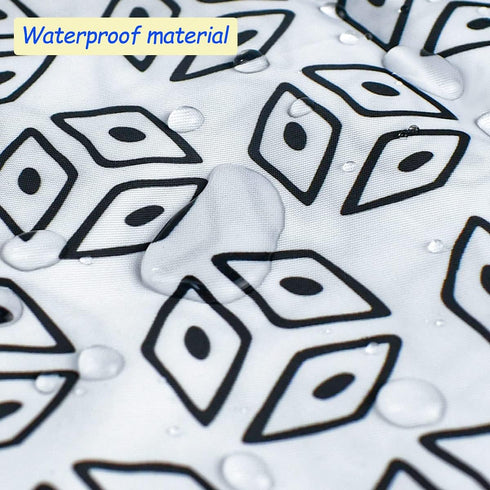 yuntop 2Pcs Waterproof Reusable Wet & Dry Bag for Baby Cloth Diaper Gym Clothes Travel Bags Washable Beach Pool