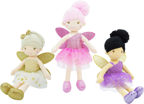 June Garden 12" Enchanted Garden Package with 3 Fairy Dolls - Best Value