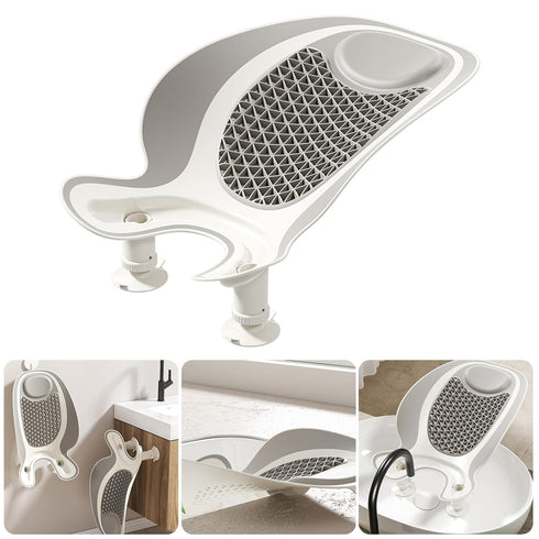 PANGBOER Ergonomic Bath Seat with Drain Hole Portable Design for Infant Daily Pp Washing Bathtub Newborns Washing Tool