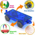Set, 4 4-8 3-5 3+ Magnetic Tiles Cars Construction PCS Magnet Cars Magnetic Building Blocks Toy for Kids Ages Magnet