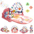 GUGUKUKU Baby Gym Play Mat, Piano Kick and Play Lights and Music Tummy