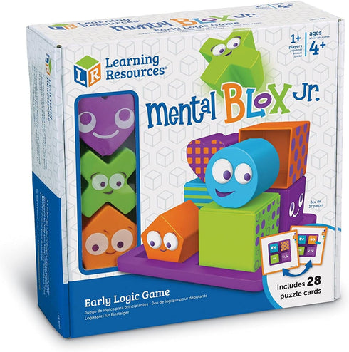 Learning Resources Mental Blox Jr. Early Logic Game - 8 Pieces, STEM Educational Games for Kids, Ages 4+, Brain Teasers