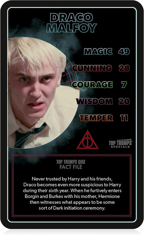 Top Trumps Card Game Harry Potter Dark Arts - Family Games for Kids and Adults, Learning Games for 2+