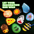 JOYIN 12 Rock Painting Kit - Glow in The Dark Rock Kit for Kids Ages 6-12, Art Supplies for Birthday Party Gift