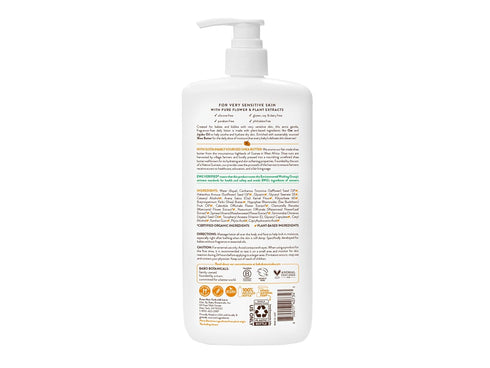 BABO Botanicals Sensitive Baby Fragrance-Free Daily Hydrating Baby Lotion - Shea Butter & Jojoba Oil - for Body & face