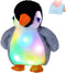 BSTAOFY Light up Penguin Stuffed Animal, Glow Perky Adorable LED Plush Toy Nightlight Gift for Kids, 11''