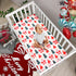 Cozy Boy,52x28 inches Christmas Crib Sheet,Baby Sheets Fitted Crib Sheet Breathable Fits Standard Size Crib for Toddler