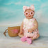 16-20 Inch Set 16 Inch Summer BABESIDE Reborn Baby Doll Clothes with Doll Shoes for Reborn Dolls, Floral Babydoll
