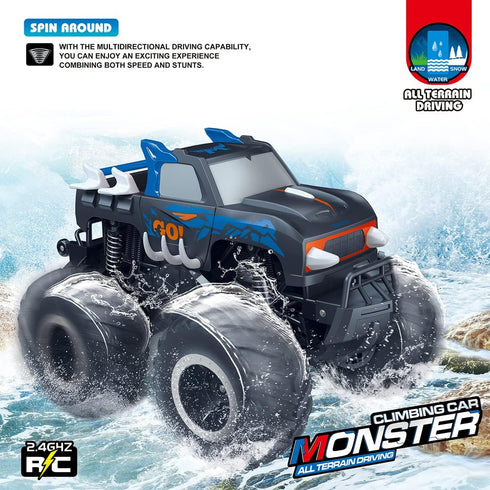 Threeking 1:16 Pick-up Toys RC Car Truck, Waterproof Remote Control Cars, Suitable for All Terrain 4WD Off-Road Gifts