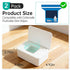 Piszvbej 2 Pack Pack, Wipes Dispenser Compatible with Cottonelle Refill Flushable Wet Wipes Container, Wipe Holder