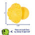 2 Set 4 Ready Learn Paint & Dough Mushroom Stampers - of Textures - Playdough Accessories - Easy-Grip Art Supplies