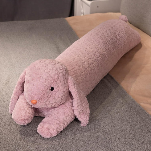 Rabbit Plush Pillow, 47 Inch Rabbit Stuffed Animal, Long Plush Pillow for Kids Birthday Christmas Gift