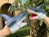 Gemini&Genius Shark Hand Puppet for Kids - Realistic Great White Shark Swimming Pool Beach Bathing Toy