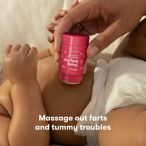 Frida Baby Fart Freeing Essentials | Instant Gas and Colic Relief | Windi Gas Passer & Gassy Belly Rub for Infants