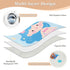 siphylline 52" 34" Cute Cartoon Blue Mermaid Extra Large Resuable Changing Pad Covers Water Resistant Bed Wetting Pads