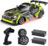 ACAMMZAR 1:16 RC Drift Car, 25KM/H 4WD High Speed Remote Control Cars for Kids, with LED Lights, Two Batteries