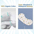 6 6 Pack, Set Muslin Burp Cloths, Layers Baby Burp Cloths Ultra-Soft Burping Cloth, Organic Cotton Boy Girl Burp Cloes