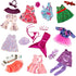 ebuddy 10 Set 18 Inch Doll Clothes and Accessories - Fashion Doll Clothes Fit for 18 inch Girl Doll
