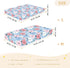 miaozhen 1 Pack 52x28 Cotton Baby Crib Sheets Soft Cute Cartoon Spring Wildflower Crib Mattress Sheet for Nursery Decor