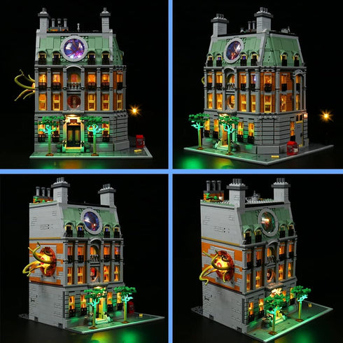 VONADO LED Light Kit for Lego Sanctum Sanctorum 76218, DIY Lighting for Dr Strange Modular Building Set (NO Lego Model)