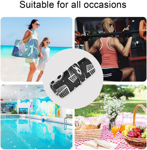 Haskirky 2 Soccer Goals Pcs Cloth Diaper Wet Dry Bags,Waterproof and Washable Bag for Travel Reusable Wet Bag for Baby