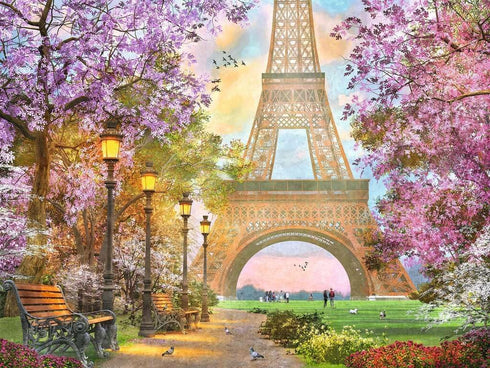 Ravensburger A Paris Stroll Puzzle - 1500 Unique Pieces, Precision Cut, Anti-Glare Surface for Adults
