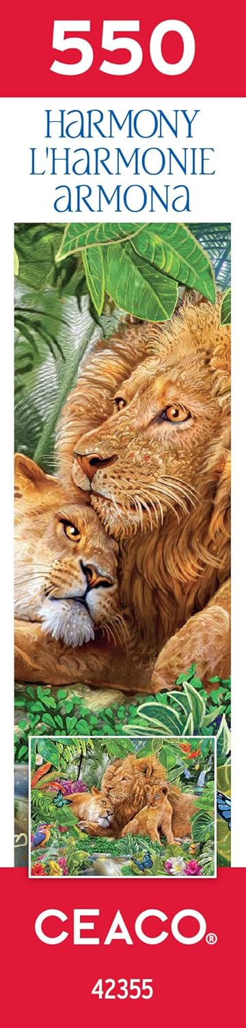 Ceaco Harmony Lion Family, 550 Piece Jigsaw Puzzle