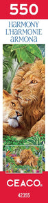 Ceaco Harmony Lion Family, 550 Piece Jigsaw Puzzle