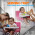 SereneLife Baby Seat Booster -Space Saver Toddler Booster Seat - Portable Pop and open Sit Folding Booster Feeding