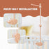 31 Inch, 360 Wooden Baby Crib Mobile Arm, Solid Beech Wood, Rotatable, Whale Design, Adjustable, Anti-Slip, Mobile