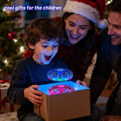 6 7 8 9 10 11 12+ Hand Operated Small Drone Indoors&Outdoor,Mini Drone For Kids,Colorful Stunts Flying Ball Toy,Stem