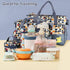 Set 5 Set KOCASO Diaper Tote, Baby Girl Boy Diaper with Changing Pad - PCS Large Travel Hospital Kit - Mom & Dad Gift