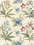CZXW 52" 28" Botanical Wildflowers Crib Sheets Fitted x Natural Cotton Soft & Breathable for Baby Crib Mattress