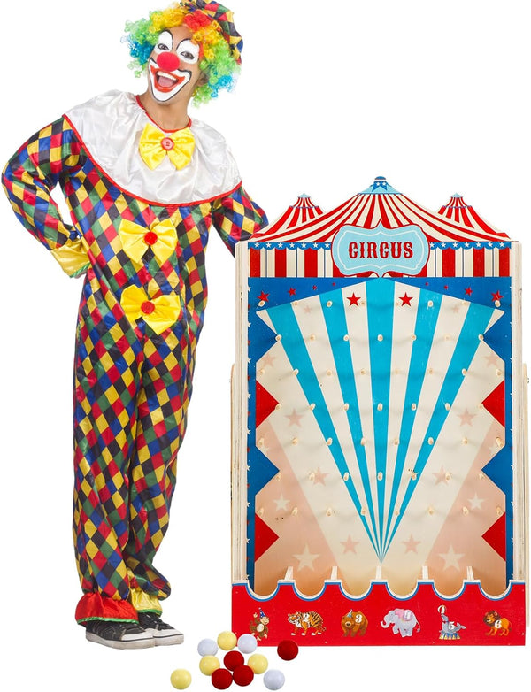 Fulmoon Disk Drop Game with 8 Disks, Circus Carnival Game for Family Board Game, Prize Drop Board Game for Birthday