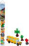 PLUS PLUS - School Bus - 70 Piece Tube, Construction Building Toy for Kids