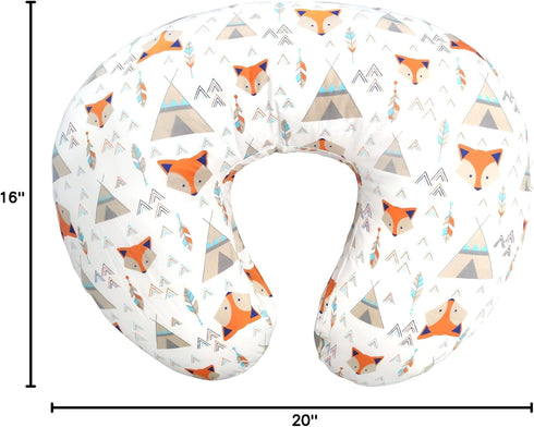 Breastfeeding,100% LAT Nursing Pillow for Cotton Removable Cover,Ergonomic Breast Feeding Pillows for Mom
