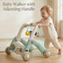 2 1 0-24 Jovow in Baby Gym with Walker,Baby Play Mat with Double-Sided Multifunctional Removable Play Piano Panel