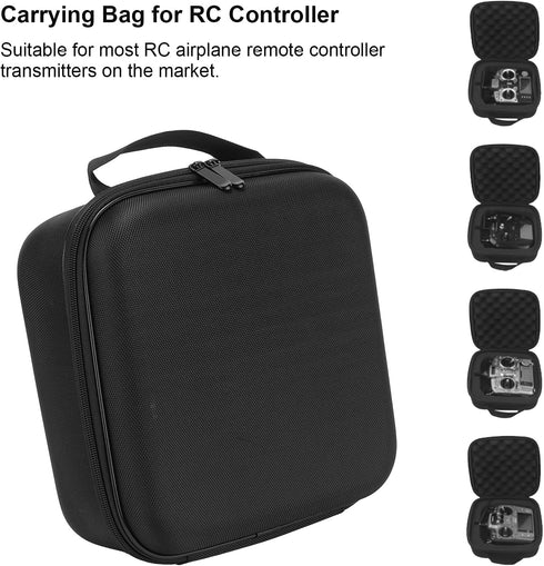 Carrying Bag for RC Controller - Waterproof Transmitter Case for Outdoor Transportation of FPV Airplane Equipment