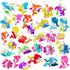 PSDFH 100 Packs Shark Turtle Dolphin Fish Octopus Mermaid Whale Mini Ocean Assorted fidgets for Kids Children Classroom