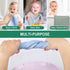 10 Pack 20x10Inch, 10 Synrroe Muslin Burp Cloths, Mixed Colors, Soft Absorbent Baby Burping Rags