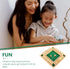 Kisangel Wooden Four-sided Flop Games - Digital Wooden Board Game for Kids, Parent-Child Educational Toys